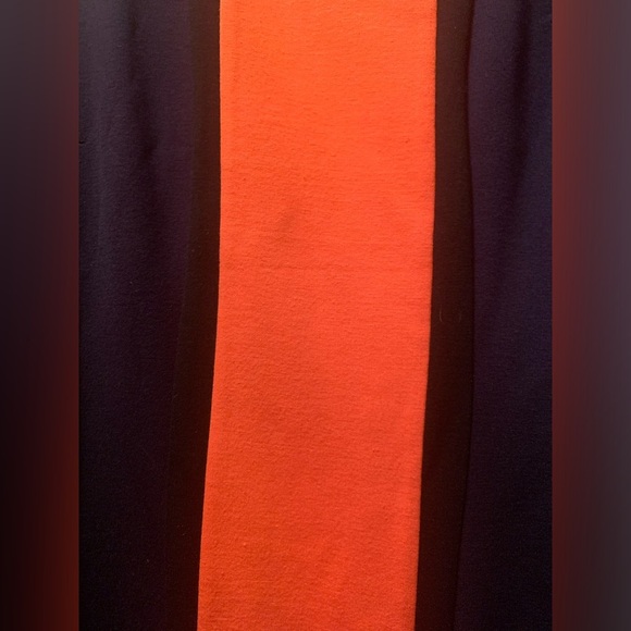 Worthington dress size 10 NWT. Orange and Navy - Picture 3 of 8